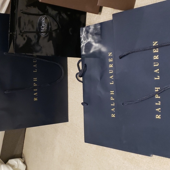 Set of 10 Luxury bags & boxes Louis Vuitton, HERMES, Saks Fifth, Ralph Lauren - Picture 4 of 5